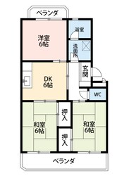 サンモール石川の物件間取画像